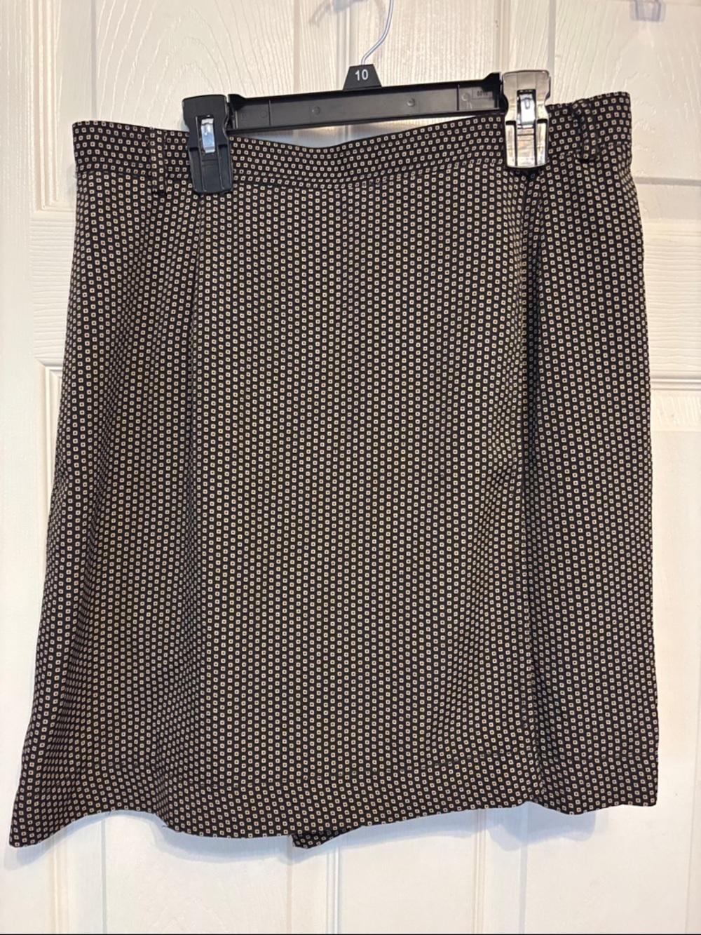 Women’s Vintage David Brooks Geometric Print Skort - 10
